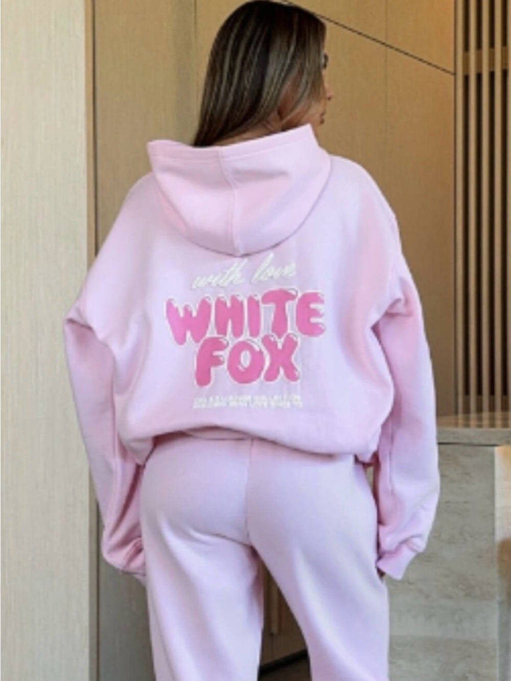Women's Pink Graphic Hoodie